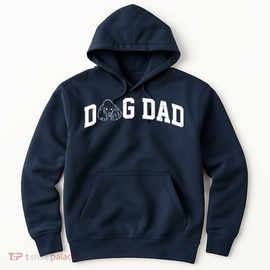 Dog Dad Poodle Gift For Father's Day Hoodie