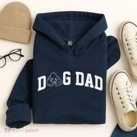 Dog Dad Poodle Gift For Father's Day Hoodie thumb 4