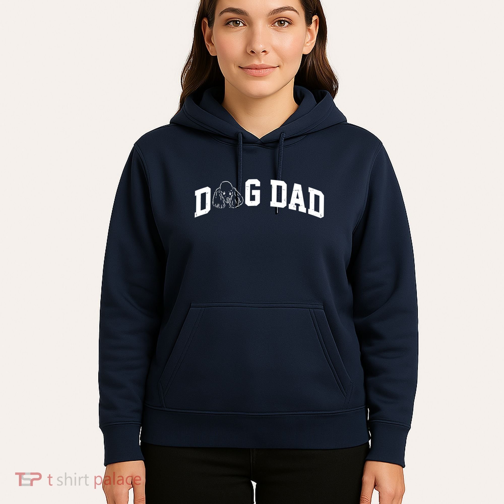 Dog Dad Poodle Gift For Father's Day Hoodie