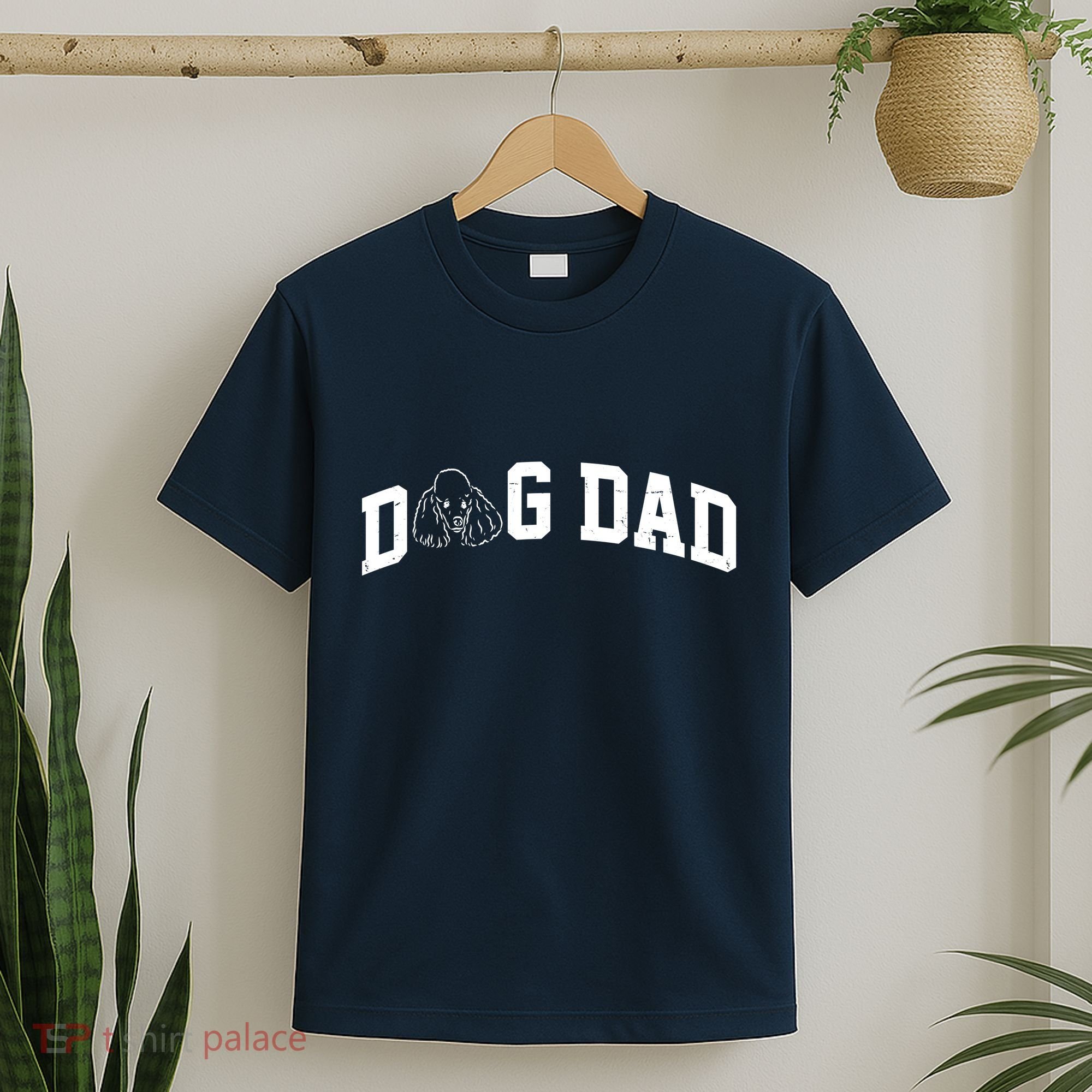 Dog Dad Poodle Gift For Father's Day T-Shirt