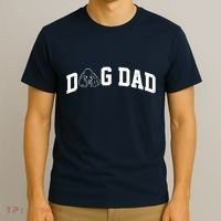 Dog Dad Poodle Gift For Father's Day T-Shirt thumb 3