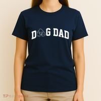 Dog Dad Poodle Gift For Father's Day T-Shirt thumb 4