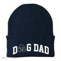 Dog Dad Poodle Gift For Father's Day Beanie thumb 0
