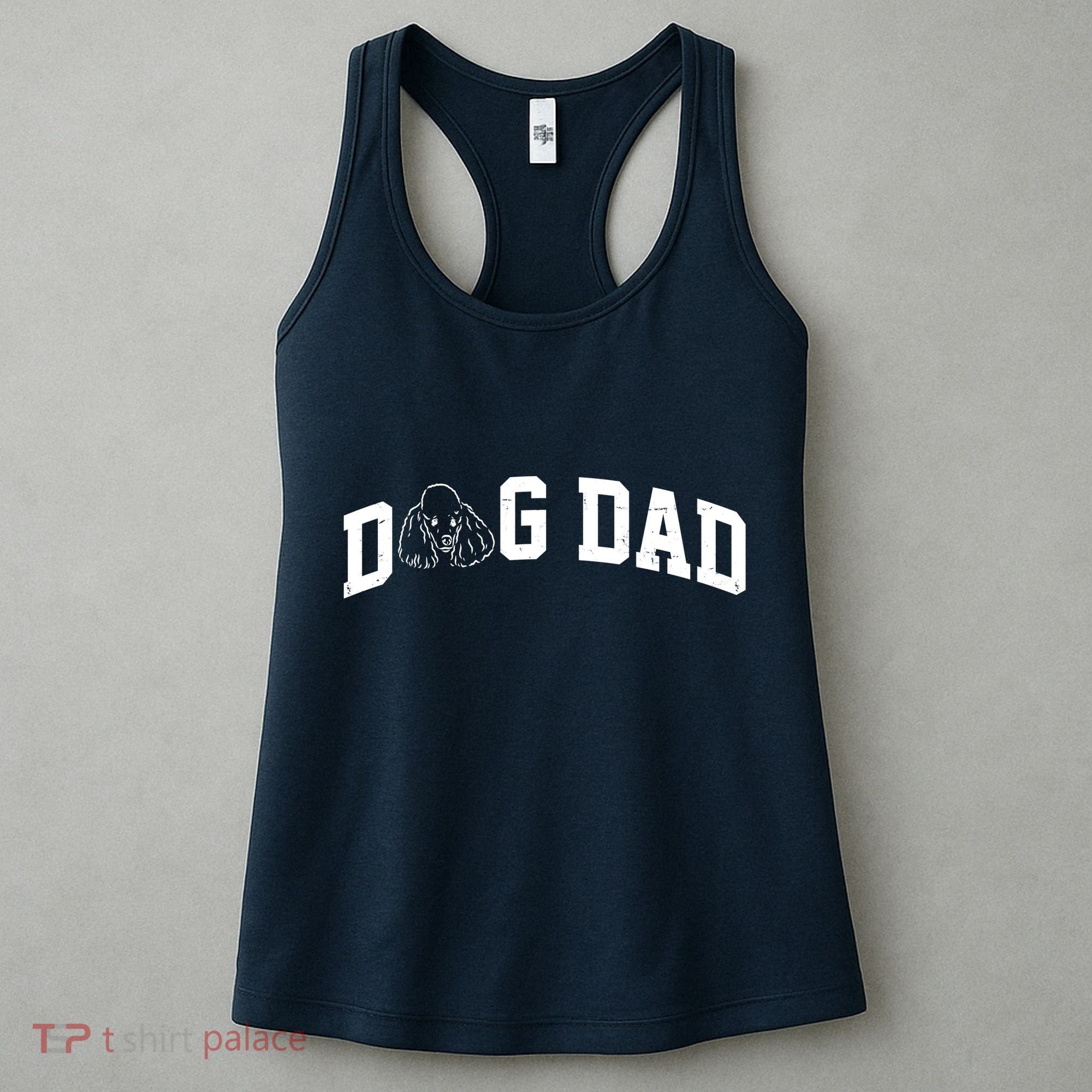 Dog Dad Poodle Gift For Father's Day Women's Tank Top