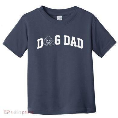 Dog Dad Poodle Gift For Father's Day Toddler T-Shirt