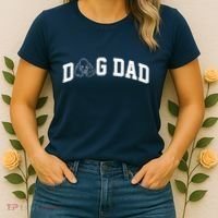 Dog Dad Poodle Gift For Father's Day Women's T-Shirt thumb 2