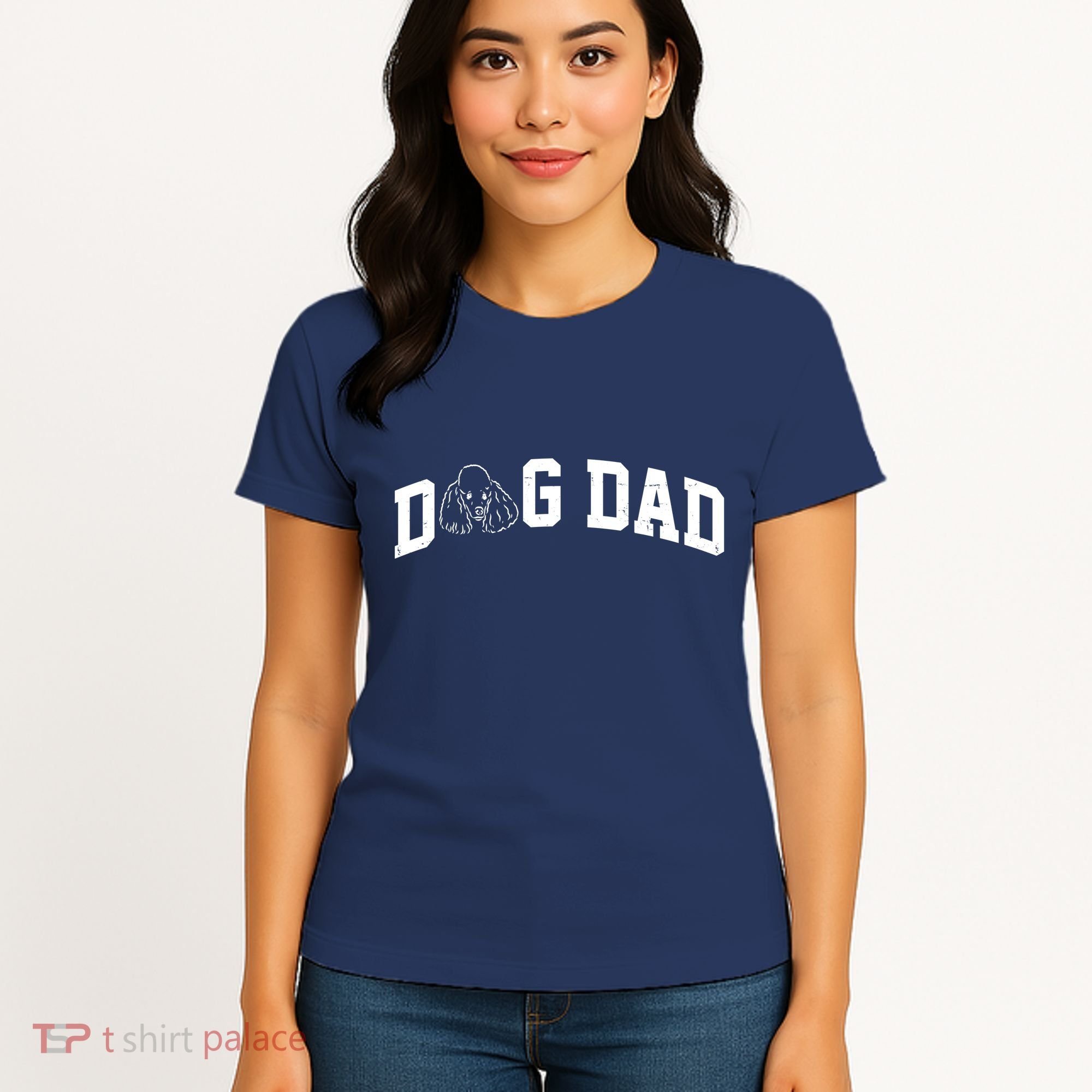 Dog Dad Poodle Gift For Father's Day Women's T-Shirt