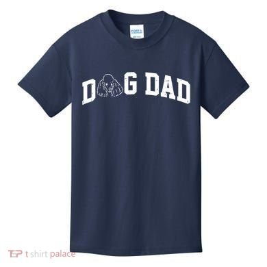 Dog Dad Poodle Gift For Father's Day Kids T-Shirt