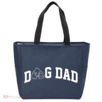 Dog Dad Poodle Gift For Father's Day Tote Bag thumb 0