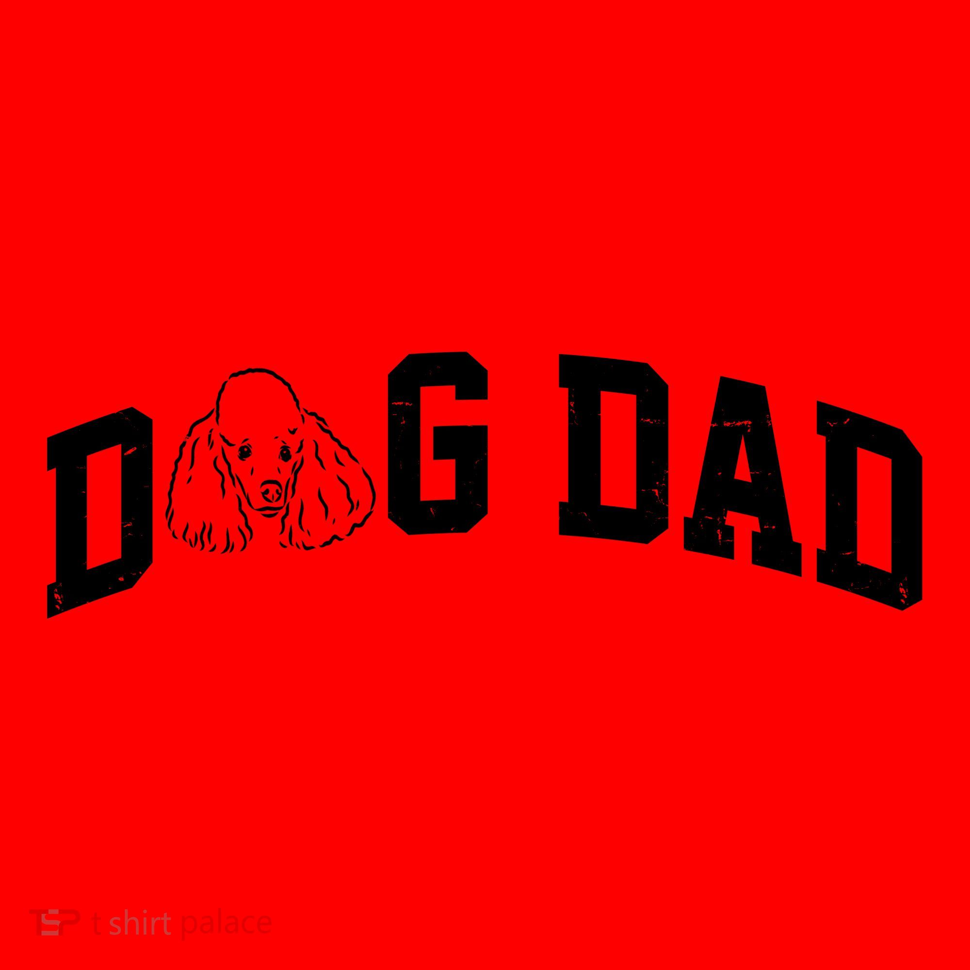 Dog Dad Poodle Gift For Father's Day Santa Hat