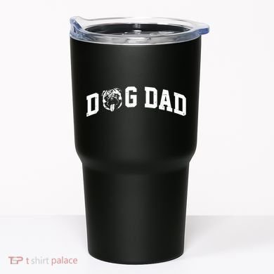 Dog Dad Pug Lover Tumbler