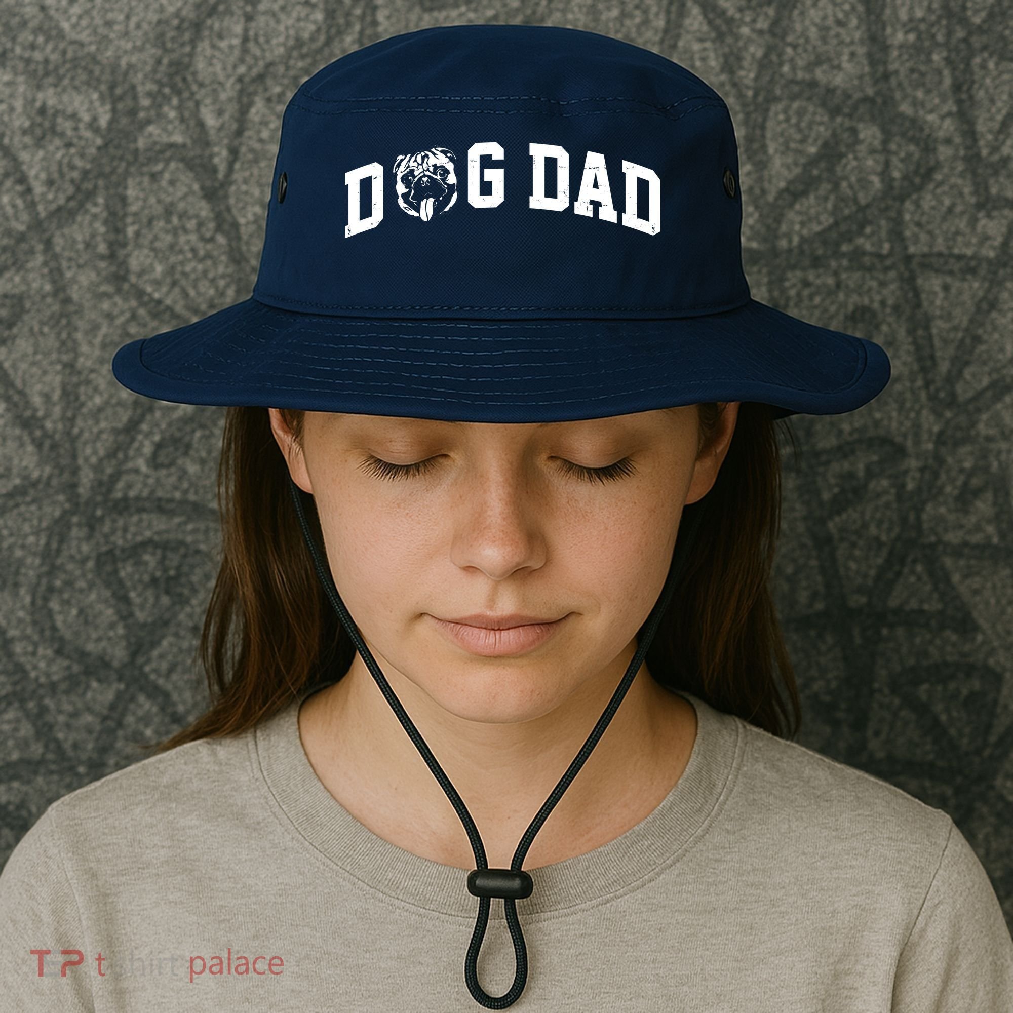 Dog Dad Pug Lover Bucket Hat