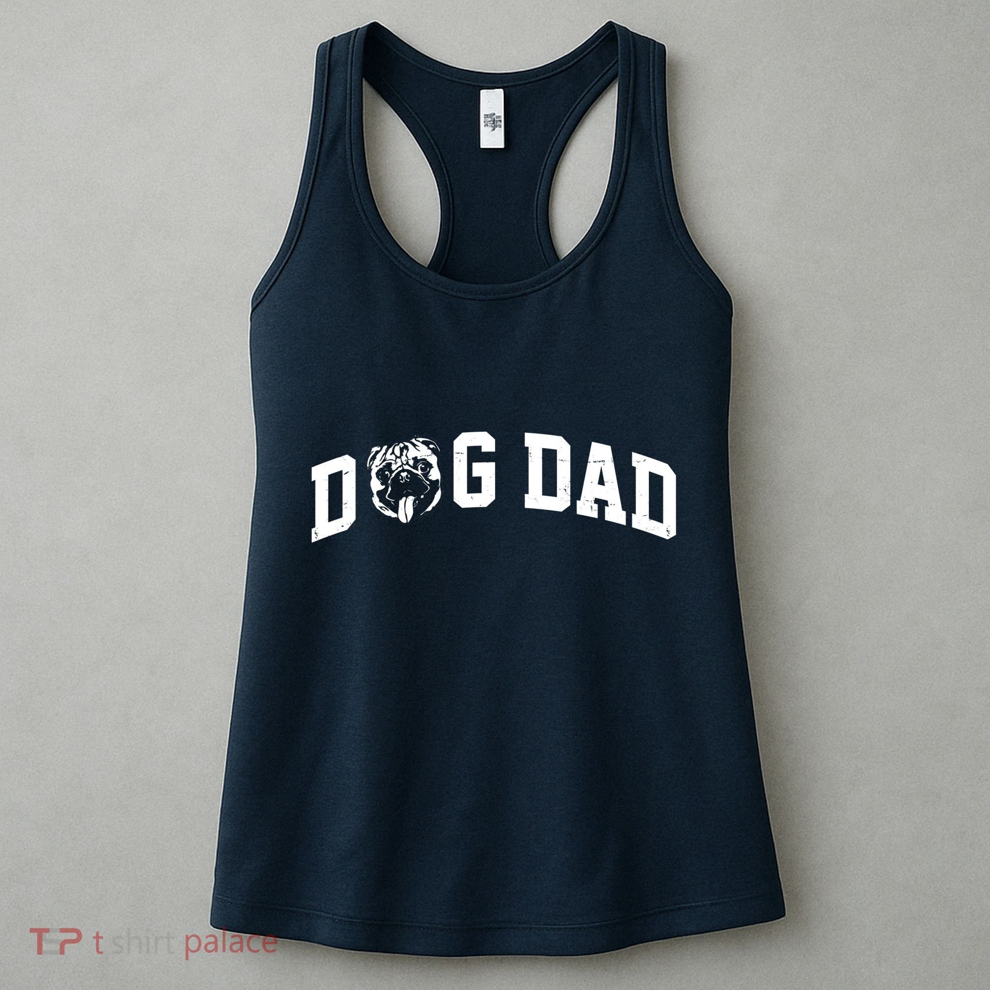 Dog Dad Pug Lover Women's Tank Top