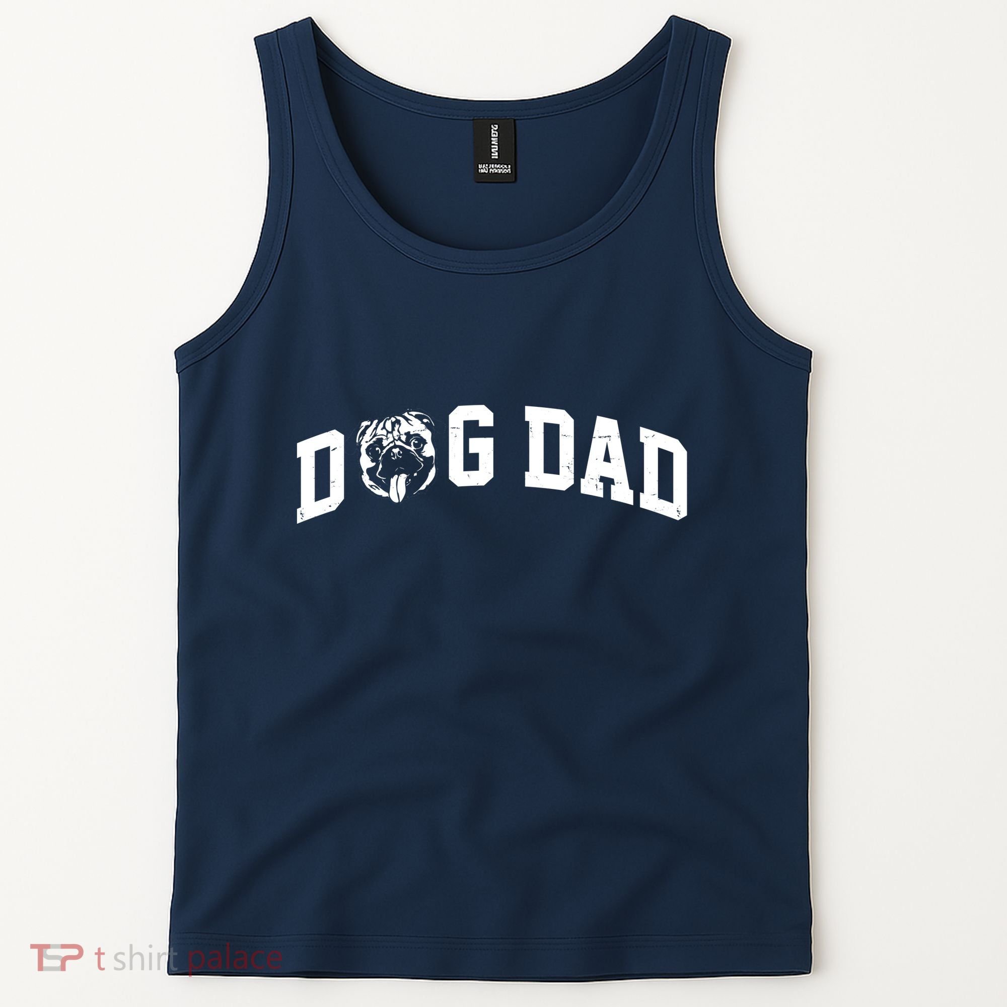 Dog Dad Pug Lover Tank Top