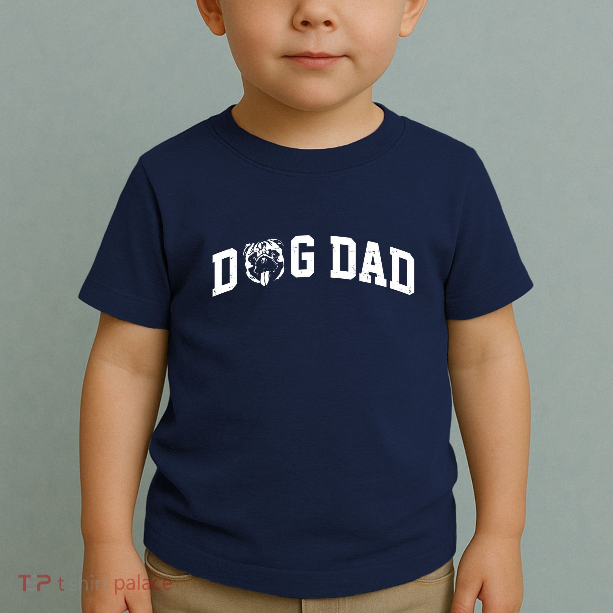 Dog Dad Pug Lover Toddler T-Shirt