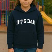 Dog Dad Pug Lover Kids Hoodie thumb 3