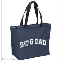 Dog Dad Pug Lover Tote Bag thumb 2