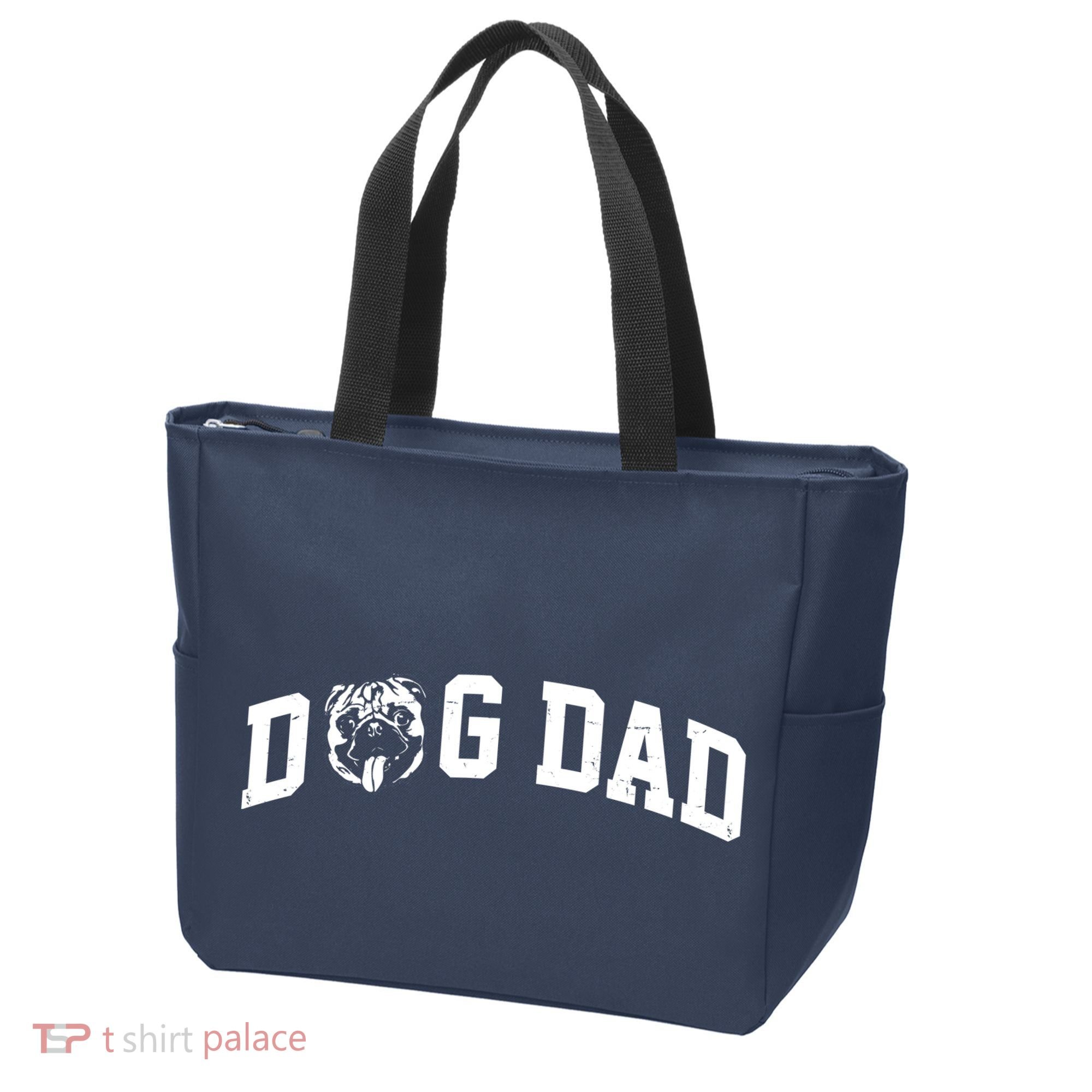 Dog Dad Pug Lover Tote Bag