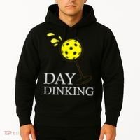 Day Dinking Pickleball Player Paddleball Lover Hoodie thumb 2