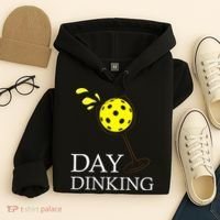 Day Dinking Pickleball Player Paddleball Lover Hoodie thumb 4