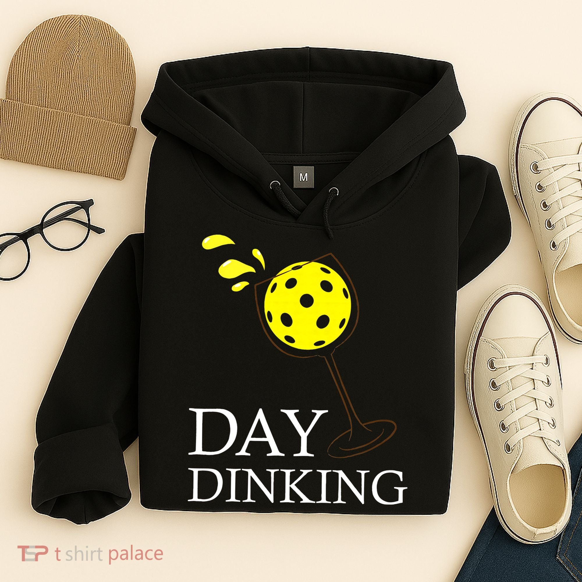 Day Dinking Pickleball Player Paddleball Lover Hoodie