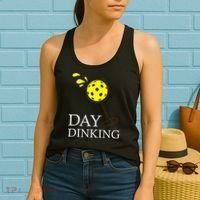 Day Dinking Pickleball Player Paddleball Lover Women's Tank Top thumb 2