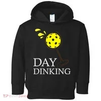 Day Dinking Pickleball Player Paddleball Lover Toddler Hoodie thumb 0