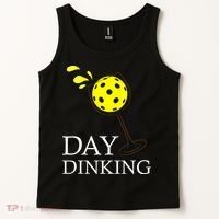 Day Dinking Pickleball Player Paddleball Lover Tank Top thumb 2