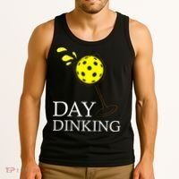 Day Dinking Pickleball Player Paddleball Lover Tank Top thumb 3