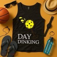 Day Dinking Pickleball Player Paddleball Lover Tank Top thumb 4