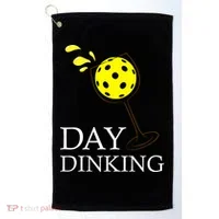 Day Dinking Pickleball Player Paddleball Lover Golf Towel thumb 0