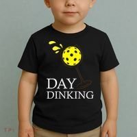 Day Dinking Pickleball Player Paddleball Lover Toddler T-Shirt thumb 2