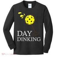 Day Dinking Pickleball Player Paddleball Lover Kids Long Sleeve Shirt thumb 0