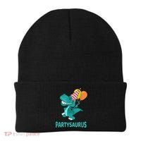 Dino Dinosaur Party Party Saurus Funny Dinosaur With Balloon Beanie thumb 0