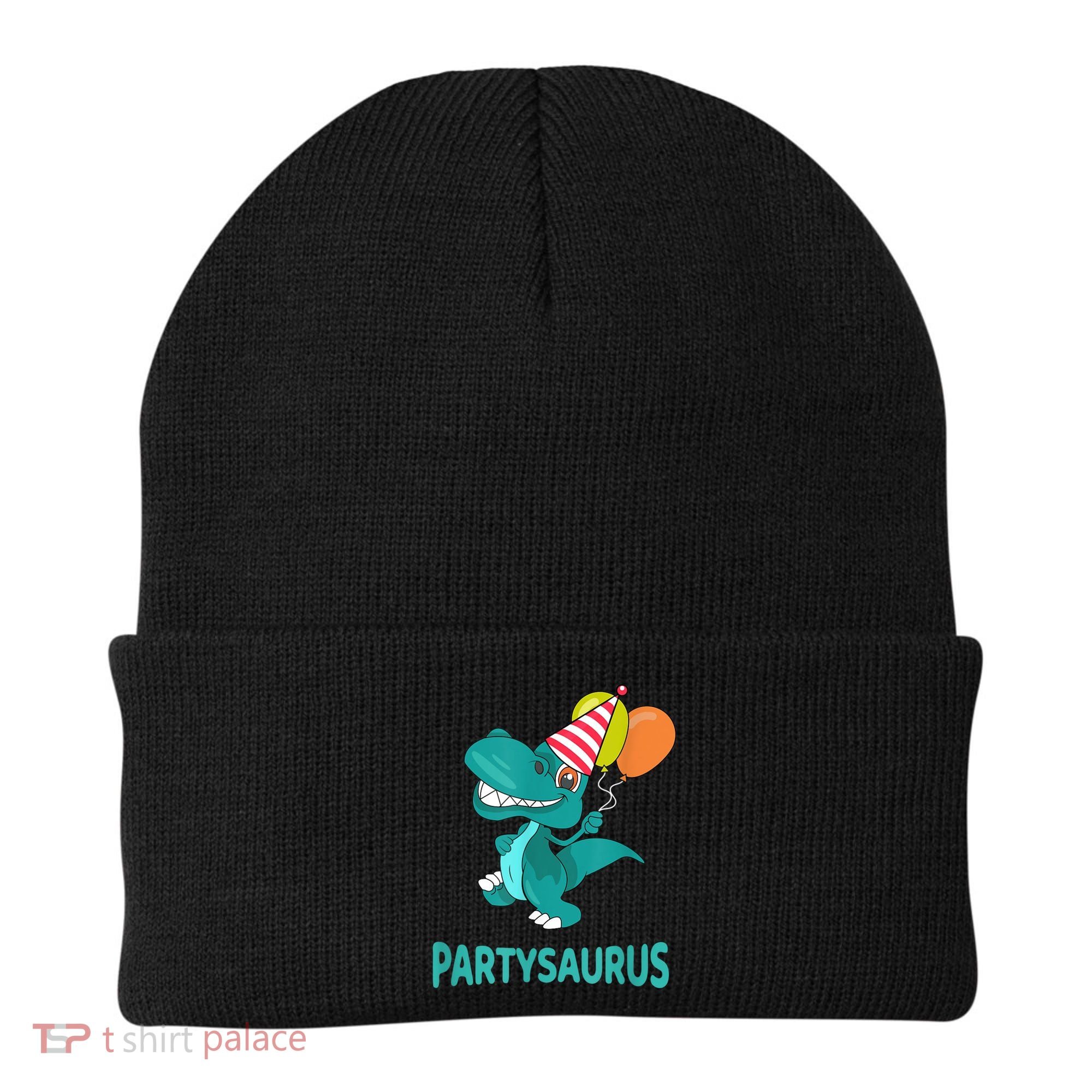 Dino Dinosaur Party Party Saurus Funny Dinosaur With Balloon Beanie