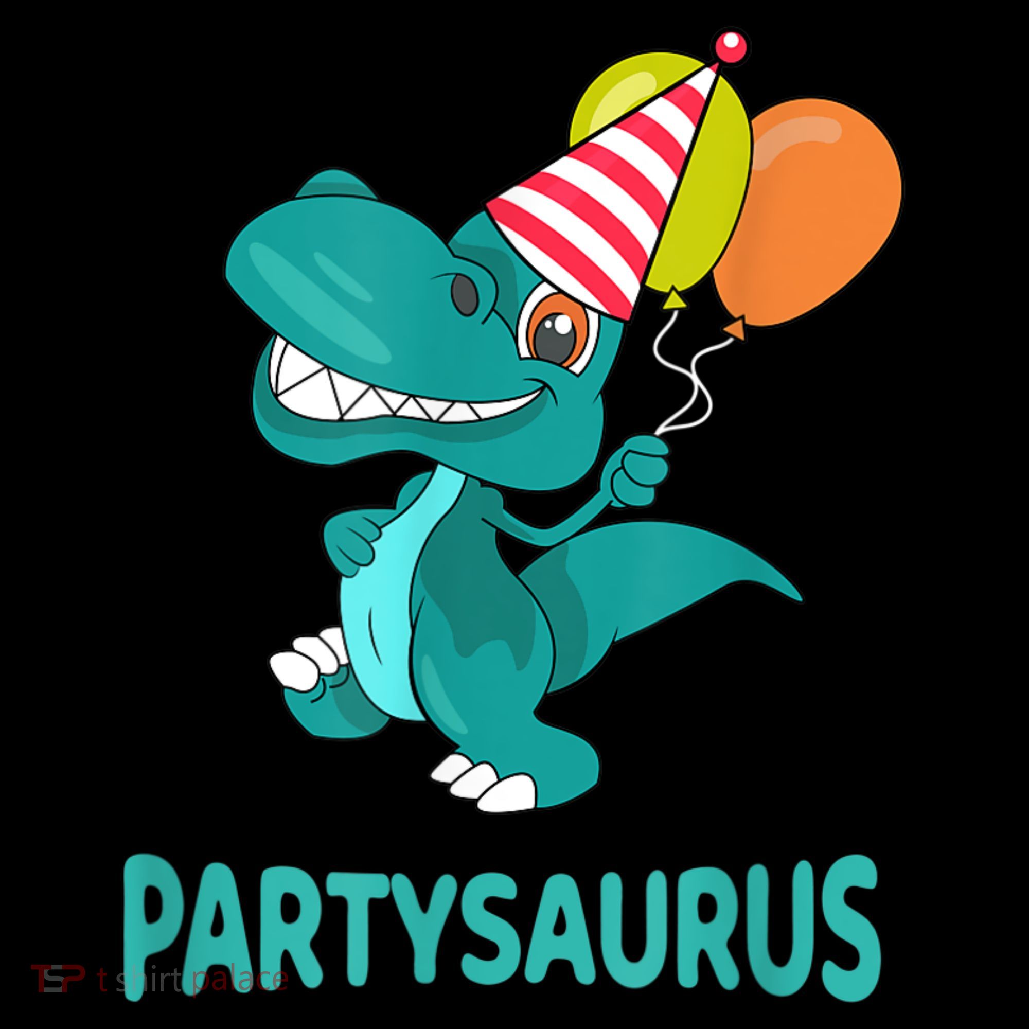 Dino Dinosaur Party Party Saurus Funny Dinosaur With Balloon Women's Tank Top