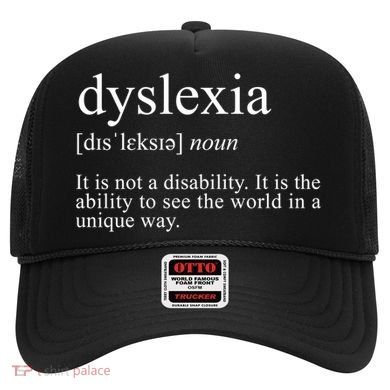 Dyslexia Definition Reading Specialist Dyslexia Awareness Gift Hat