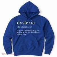 Dyslexia Definition Reading Specialist Dyslexia Awareness Gift Hoodie thumb 0