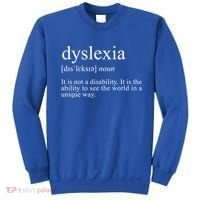 Dyslexia Definition Reading Specialist Dyslexia Awareness Gift Sweatshirt thumb 0