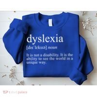 Dyslexia Definition Reading Specialist Dyslexia Awareness Gift Sweatshirt thumb 2