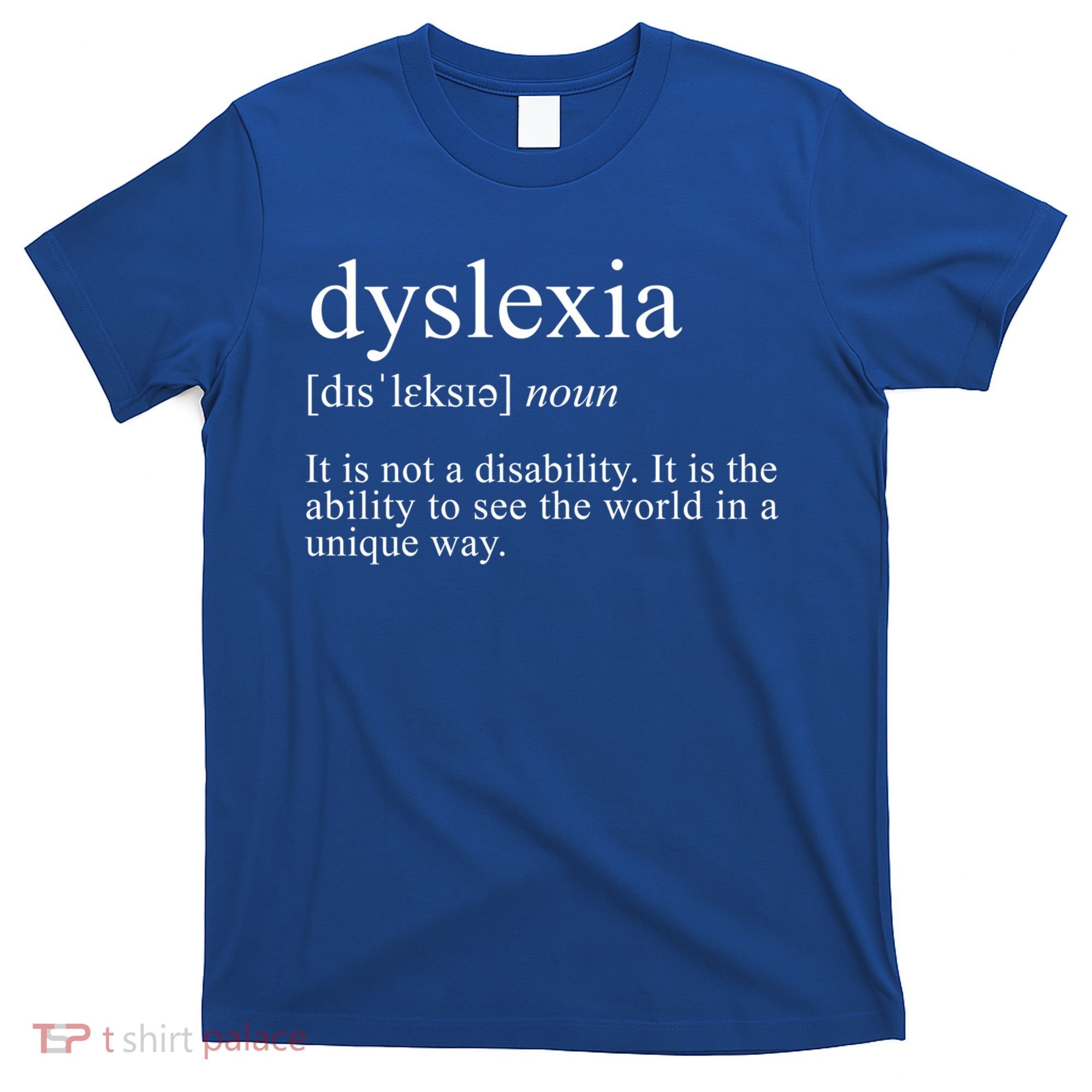 Dyslexia Definition Reading Specialist Dyslexia Awareness Gift T-Shirt