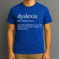 Dyslexia Definition Reading Specialist Dyslexia Awareness Gift T-Shirt thumb 3