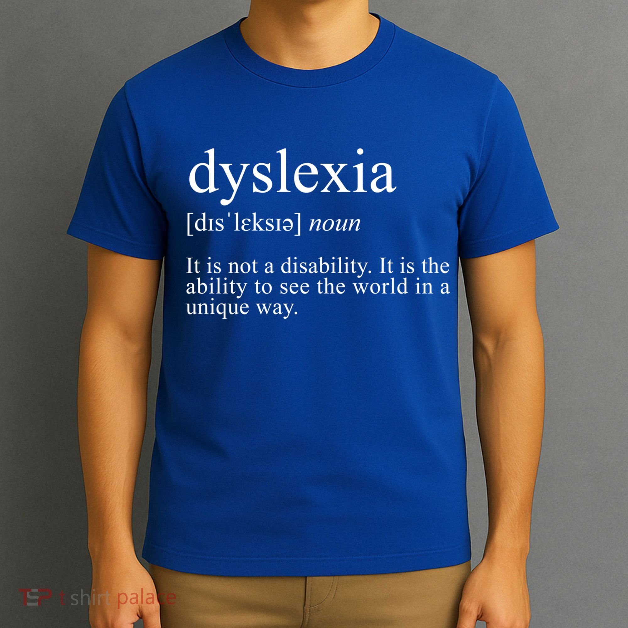 Dyslexia Definition Reading Specialist Dyslexia Awareness Gift T-Shirt