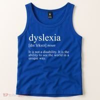 Dyslexia Definition Reading Specialist Dyslexia Awareness Gift Tank Top thumb 2