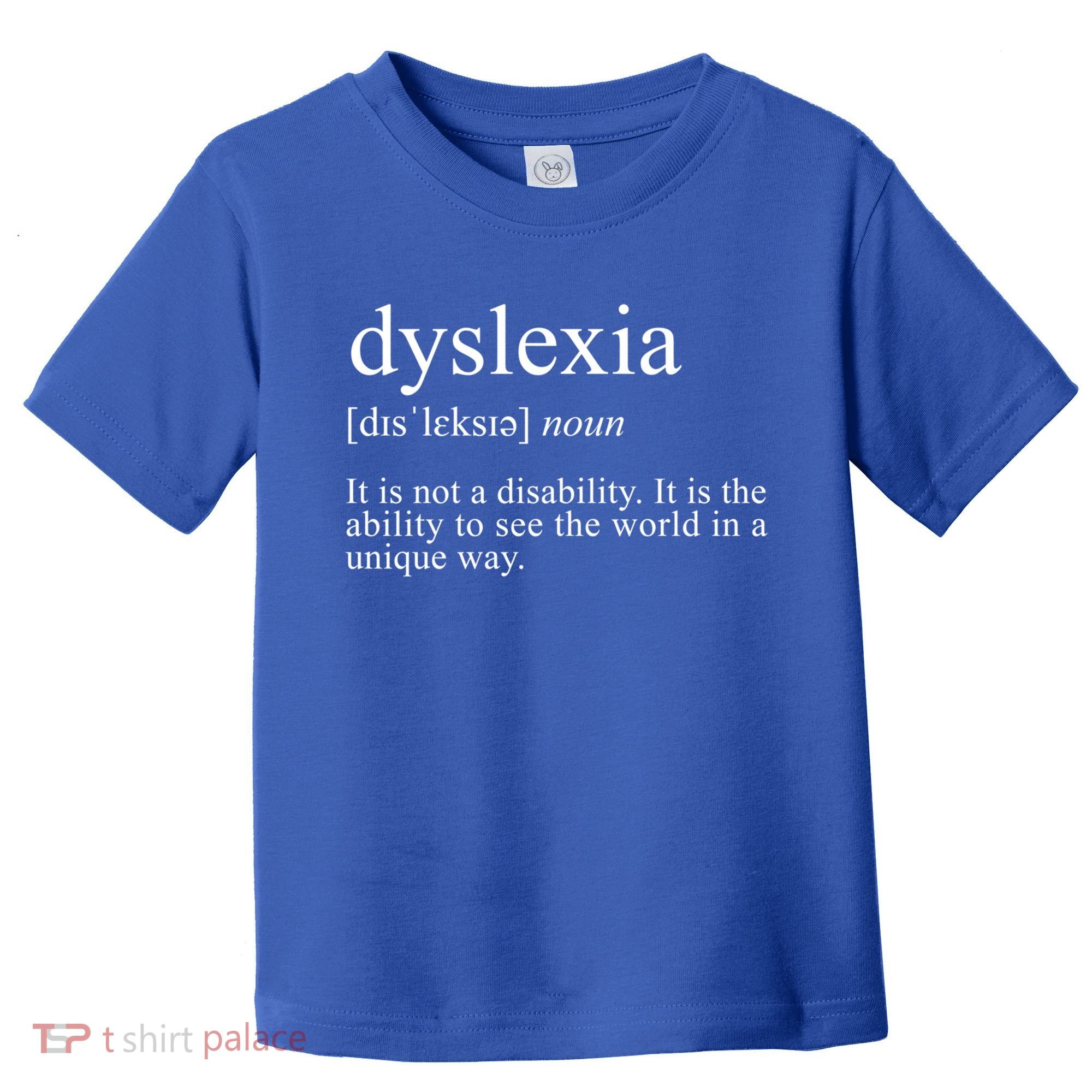 Dyslexia Definition Reading Specialist Dyslexia Awareness Gift Toddler T-Shirt
