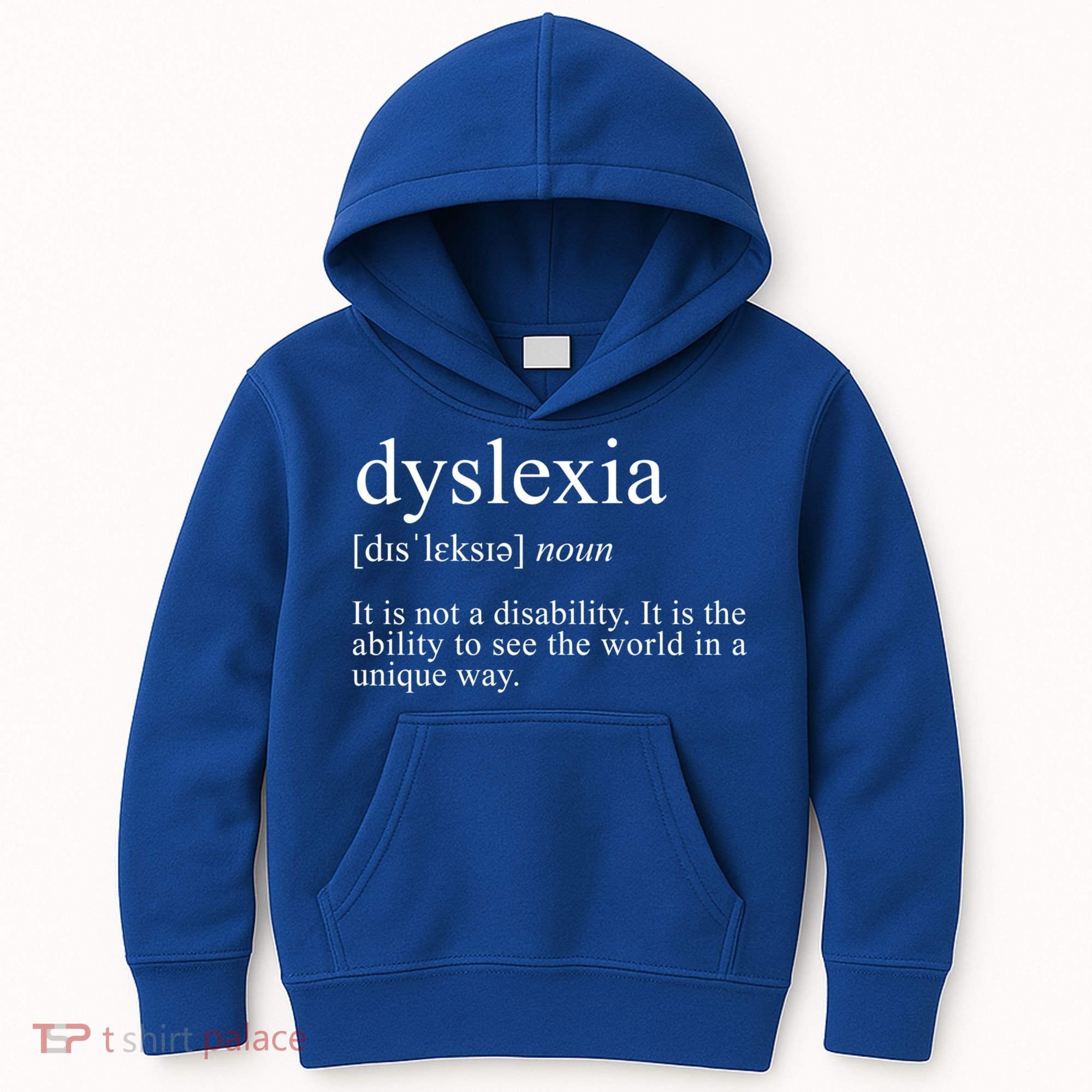 Dyslexia Definition Reading Specialist Dyslexia Awareness Gift Kids Hoodie