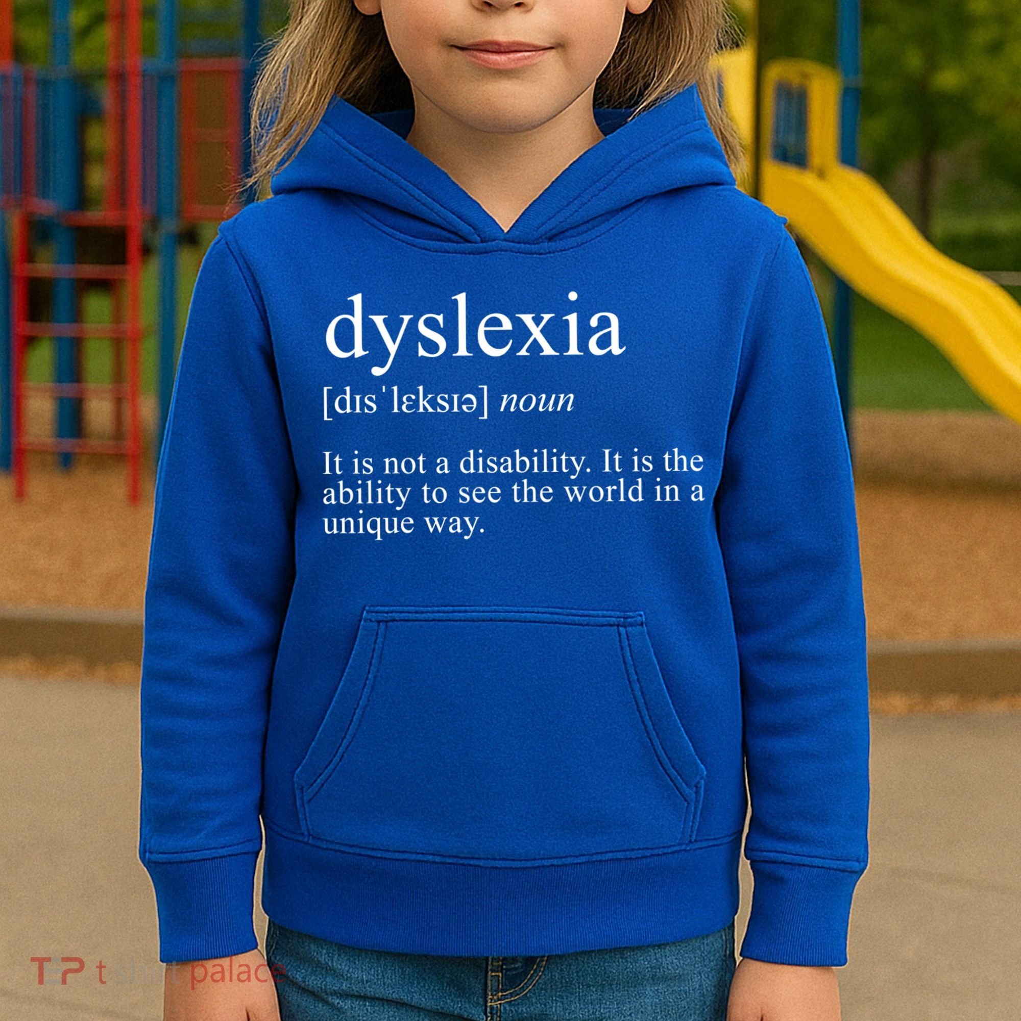 Dyslexia Definition Reading Specialist Dyslexia Awareness Gift Kids Hoodie
