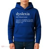 Dyslexia Definition Reading Specialist Dyslexia Awareness Gift Kids Hoodie thumb 4