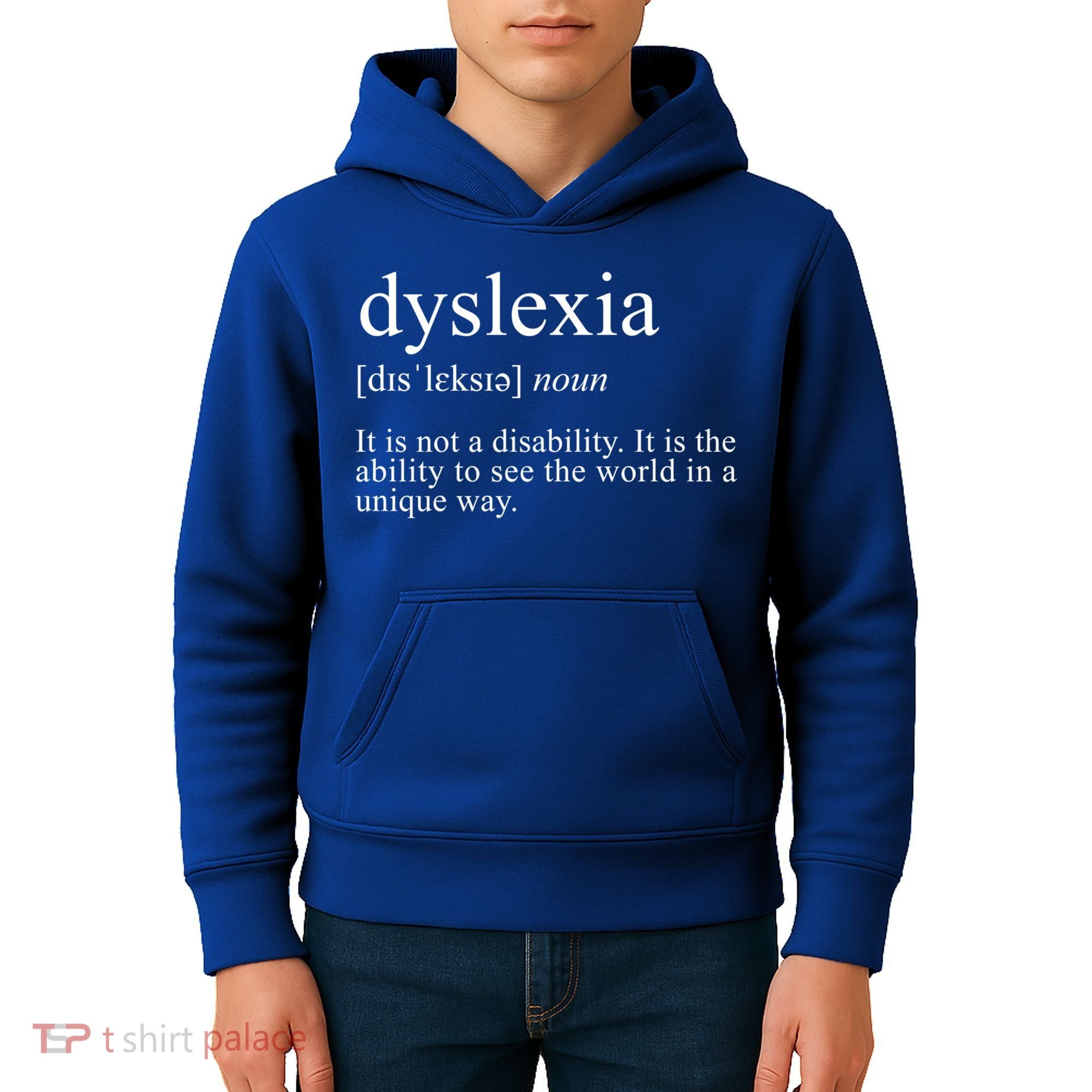 Dyslexia Definition Reading Specialist Dyslexia Awareness Gift Kids Hoodie