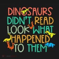 Dinosaurs Didnt Read Funny Book Lover teacher Visor thumb 3